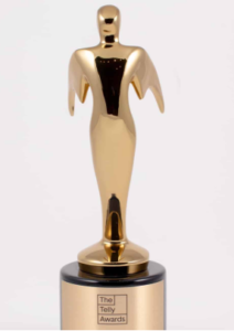 Gold Telly Award statuette